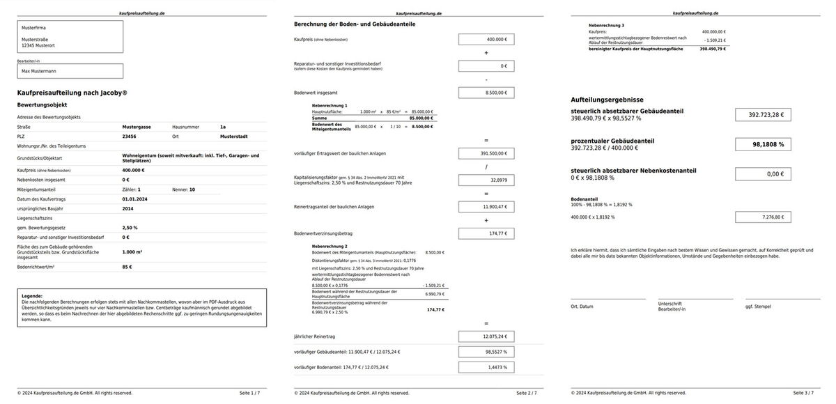 Muster-PDF-Ausdruck